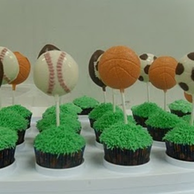 Sports Cupcakes