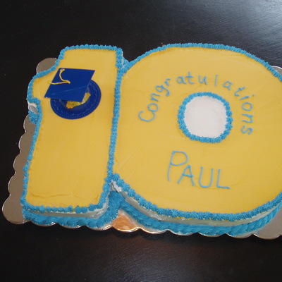#10 Grad Cake