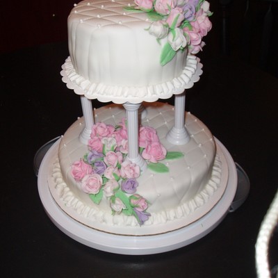 Quilted Wedding Cake