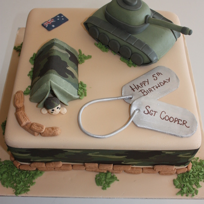 Army Commando Cake