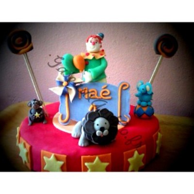 Circus Cake 1St Bday