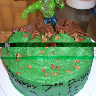 Hulk Cake
