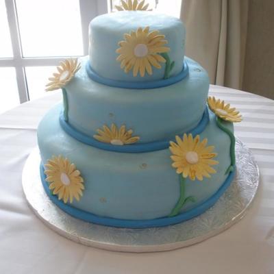 Daisy Wedding Cake