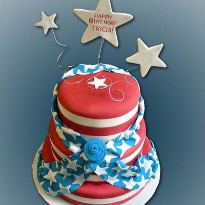 Red, White And Blue For Tricia