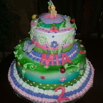Tinker Bell Bday Cake 2