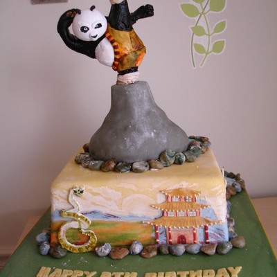 Kung Fu Panda Cake