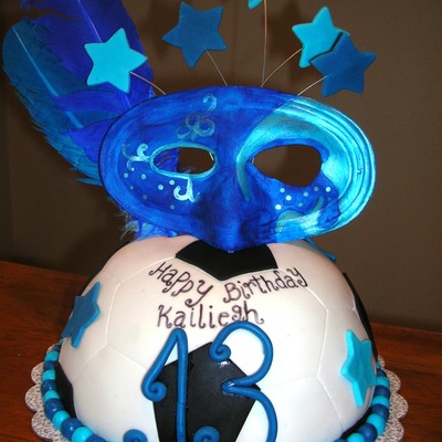 Diva Soccer Cake