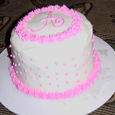 Mini Monogramed Cake