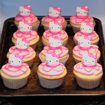 Hello Kitty Cupcakes