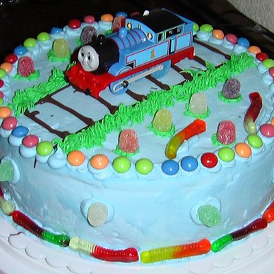 Thomas The Train Ice Cream Cake