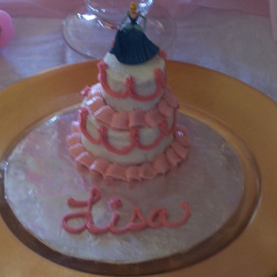 Mini Tiered Princess Cake