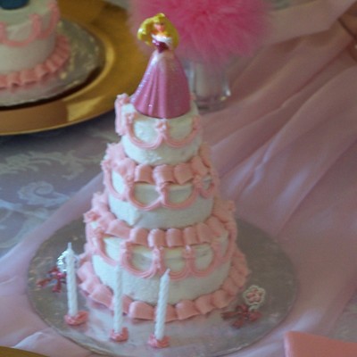 Mini Tiered Princess Cake