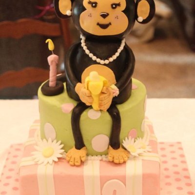 Rylee's Monkey- 1St Birthday