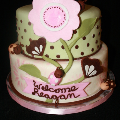 Mocha Ladybug Baby Shower