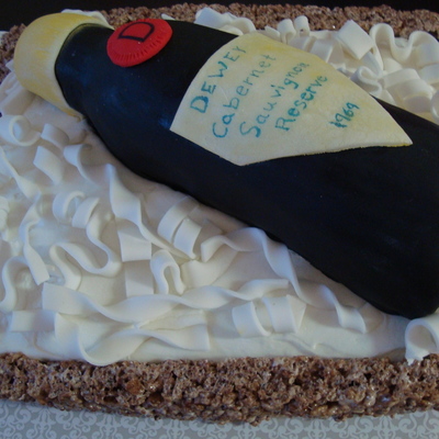 Wine Bottle Cake