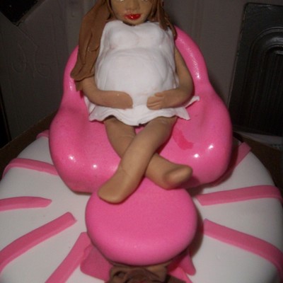 Pregnant Lady Waiting It Out