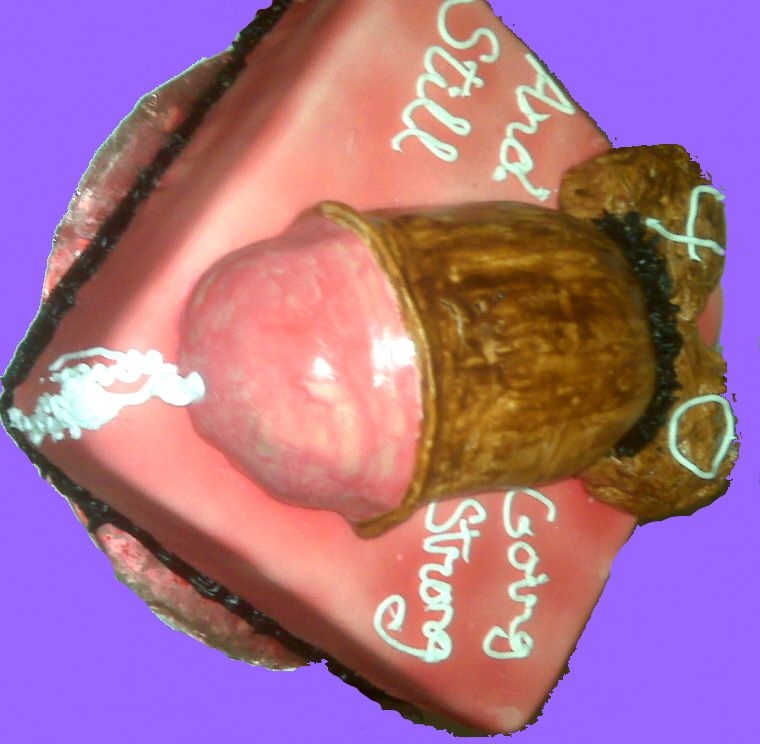 Penis Birthday Cake