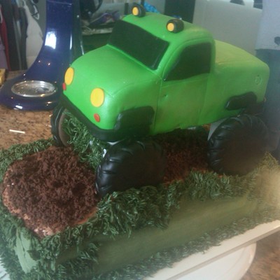 Monster Truck Cake