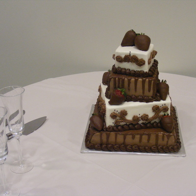 Chocolate Lover's Wedding Cake