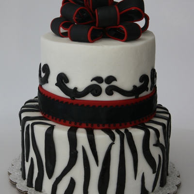 Red And Black Zebra