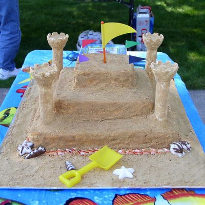 Sandcastle Cake