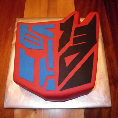 Transformers Groom's Cake