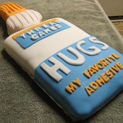 Glue Bottle Cake