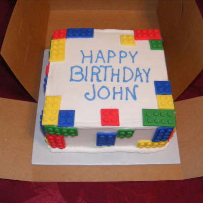 Lego Birthday Cake