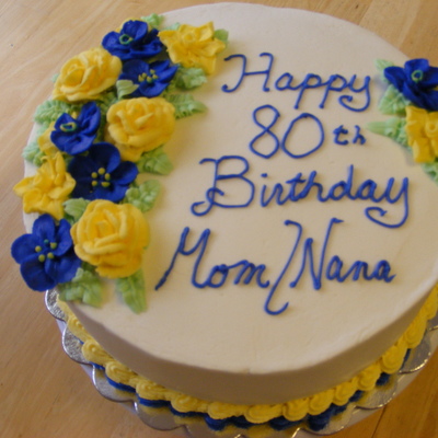 Floral Birthday Cake