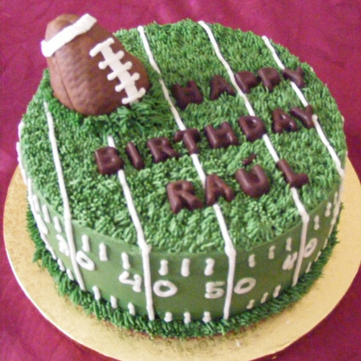 Football Field Cake
