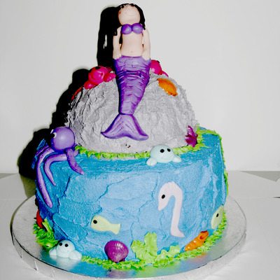 Mermaid Birthday Cake