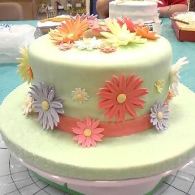 Wilton Course 4 Final Cake