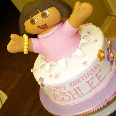 Ashlee's Dora Birthday Cake
