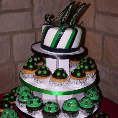 Black And Green Bridal Shower