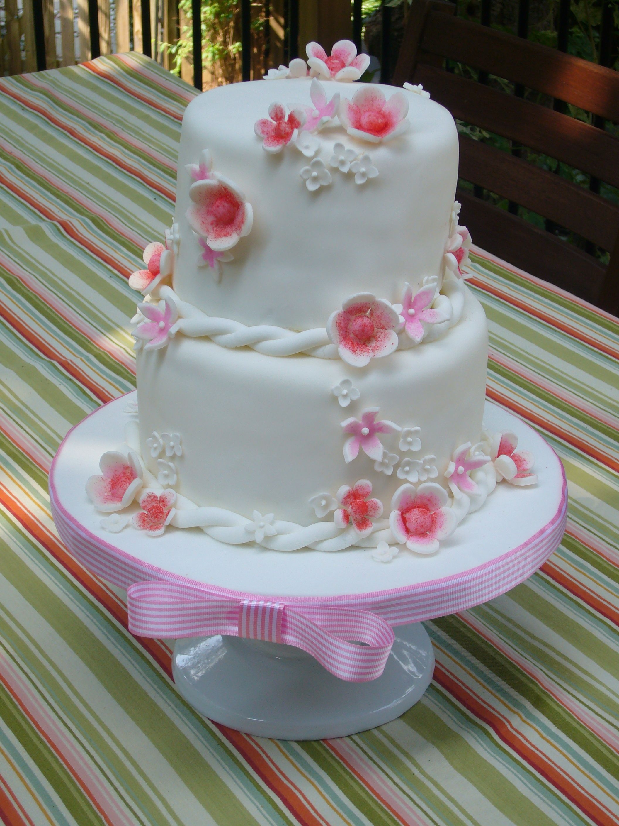 Pink And White Flower