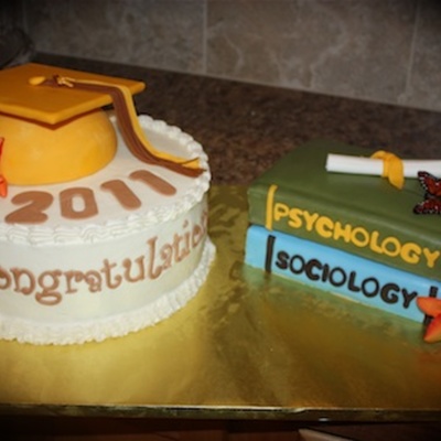 Graduation Cap Books