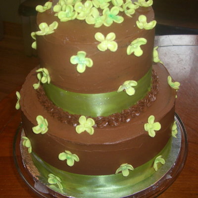 Chocolate With Hydrangeas