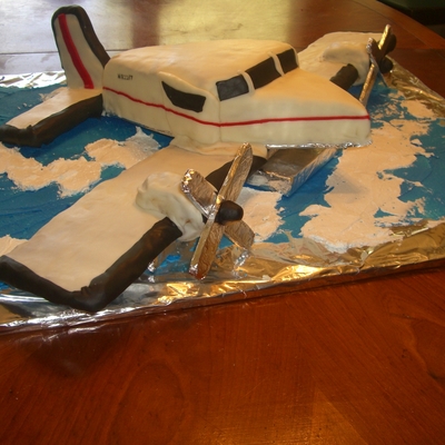 My First Airplane Cake