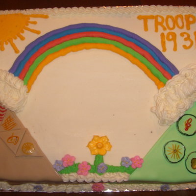 Girl Scout/brownie Cake