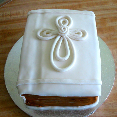 Bible First Communion Cake