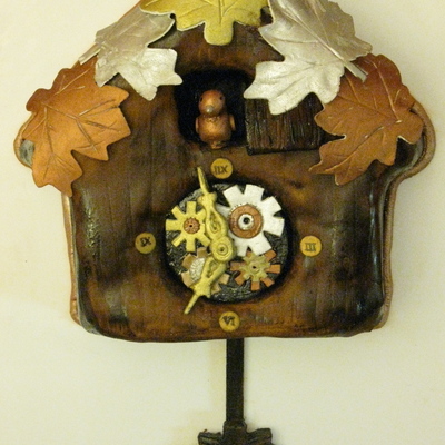 Steampunk Cuckoo Clock Cake