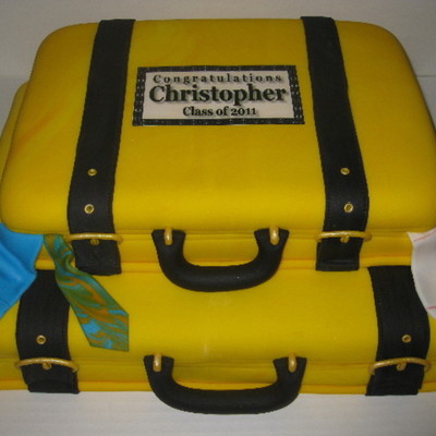 Luggage Graduation Cake