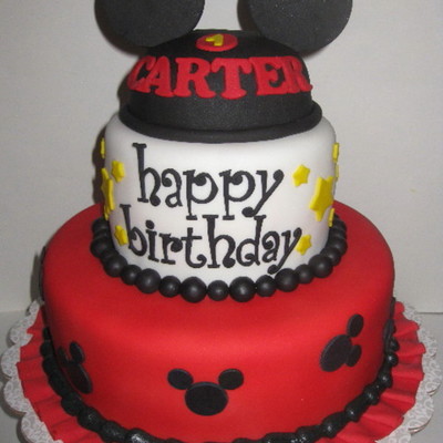 Mickey Mouse Birthday Cake