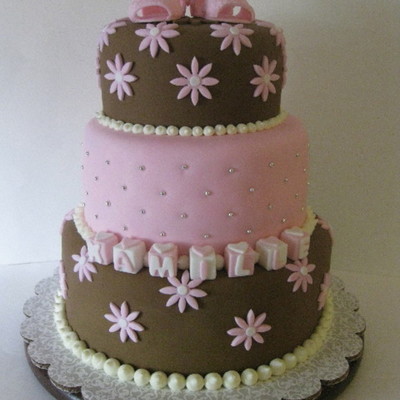 It's A Girl Baby Shower Cake