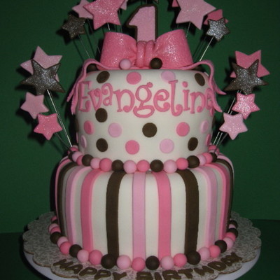 Evangeline's First Birthday Cake