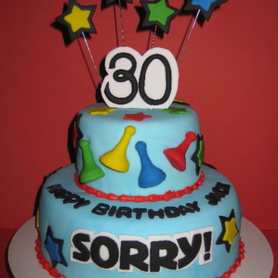 Sorry Game Birthday Cake