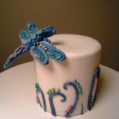 Dragonfly Cake