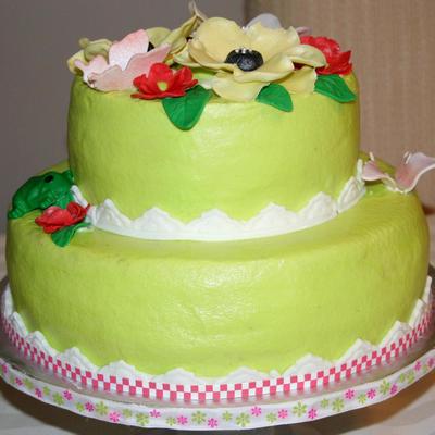 Picnic Flower Cake
