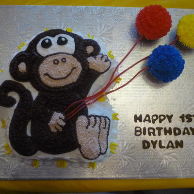 Monkey With Balloons