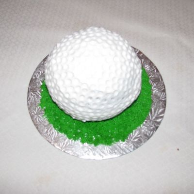 Golf Ball Cake